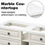 Meuble-lavabo double 60 po avec plateau en marbre Absar