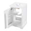 Meuble-lavabo de 20 po avec lavabo, armoire de salle de bain avec porte à fermeture douce, support de rangement et tablette réglable-390674497
