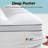 4" Memory Foam Mattress Topper with 8-21 Inch Deep Pocket-100314940