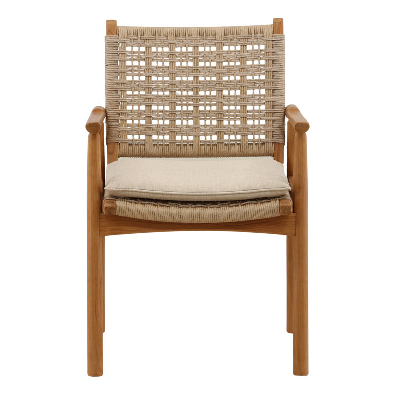 Alea Outdoor Dining Chair Natural