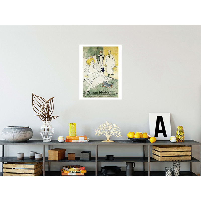 «The Modern Artisan» par Henri de Toulouse-Lautrec - estampe numérique, H 28 po x l 22 po