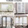 Frosted Privacy Window Film Static Cling Non-Adhesive Vinyl Glass Covering Anti UV Decorative For Home Office Rain Pattern Easy Install Reusable