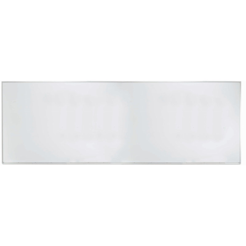 AARCO Yes Wall Metal Whiteboard, 4' H x 12' W