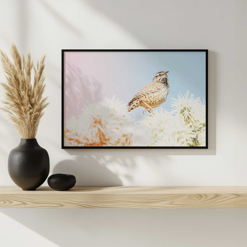 «Desert Song» par Nathan Larson, reproduction d'art, Doré, H 32 po x l 48 po