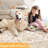 Soft Washable Non-Slip Area Rug – Low Pile Carpet for Living Room, Bedroom, Dining Room, Home Office – Modern Neutral Decor – Beige – 8x10ft (244x305cm) USA-1063095966