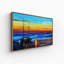 Océan côtier au coucher du soleil, impressions sur toile pour salon, chambre à coucher, décor M17-104074395-104074396