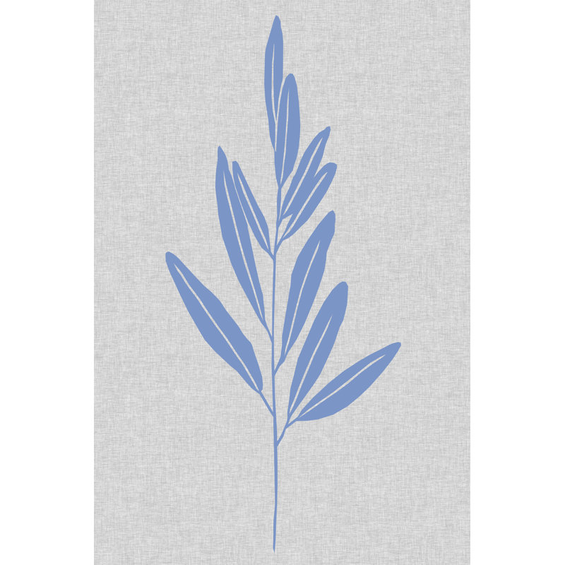 Blue Stem III - Print on Canvas, 122cm H x 81cm W, Wrapped Canvas