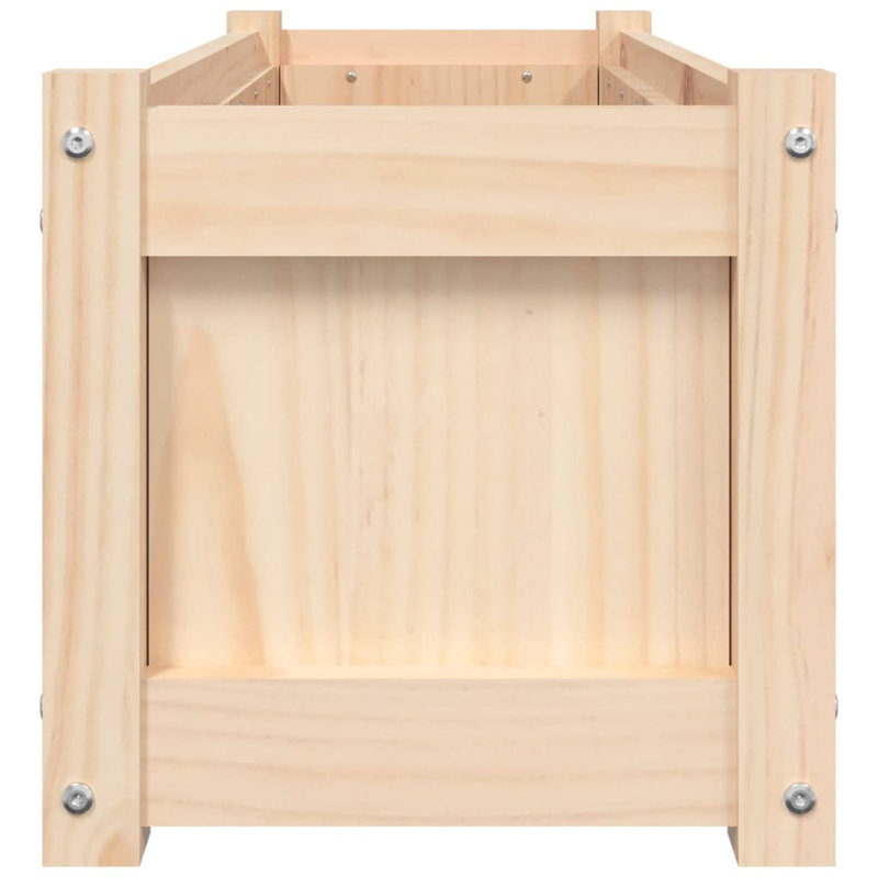 Venizelos Outdoor Planter Box, 31cm H x 90cm W x 31cm D, Natural