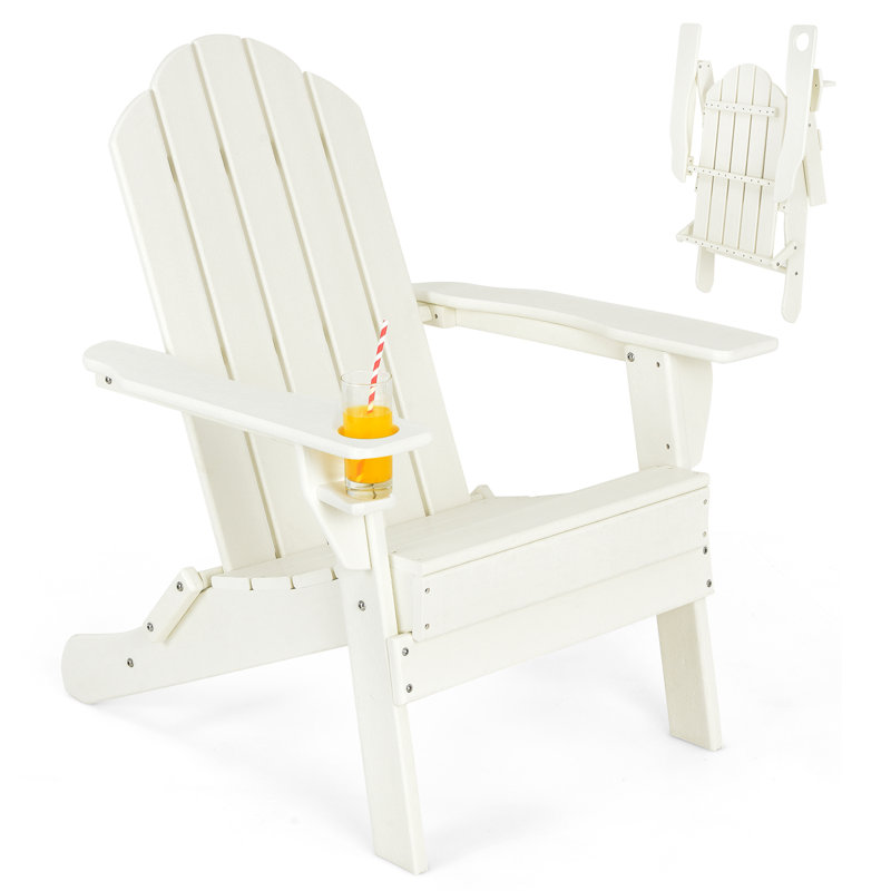 Outdoor Adirondack Chair, White