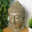 Lynch BUDDHA HEAD 40cm Carved Wood Effect