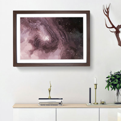 Swirling Passions in Abstract - Framed Print