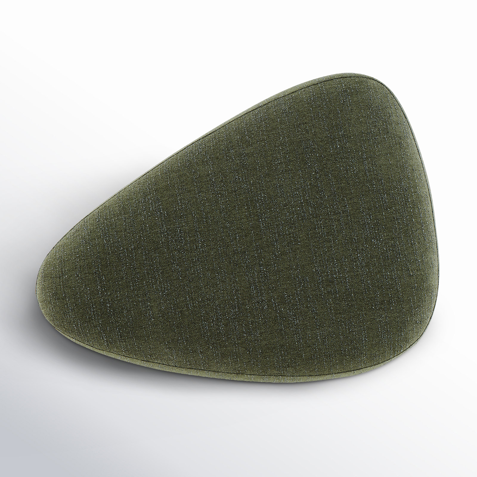 Adna Triangular Upholstered Ottoman