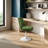 Lippa Upholstered Swivel Dining Chair-105239765-105239762