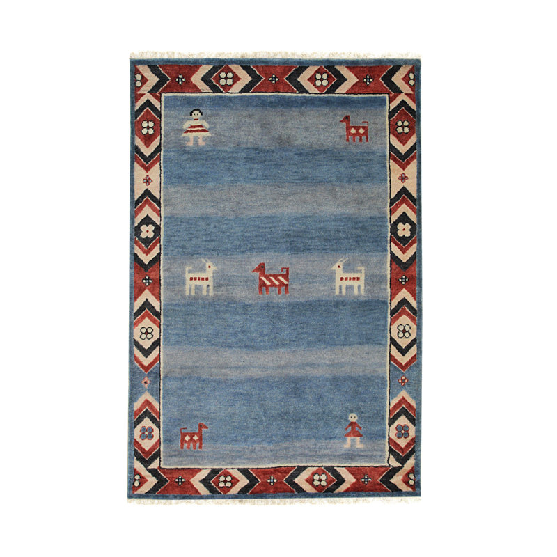 Tapis bleu Balroop