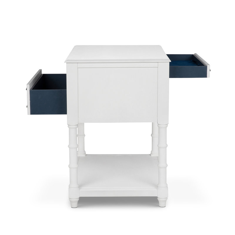 Bimini Kitchen Island, Driftwood, White