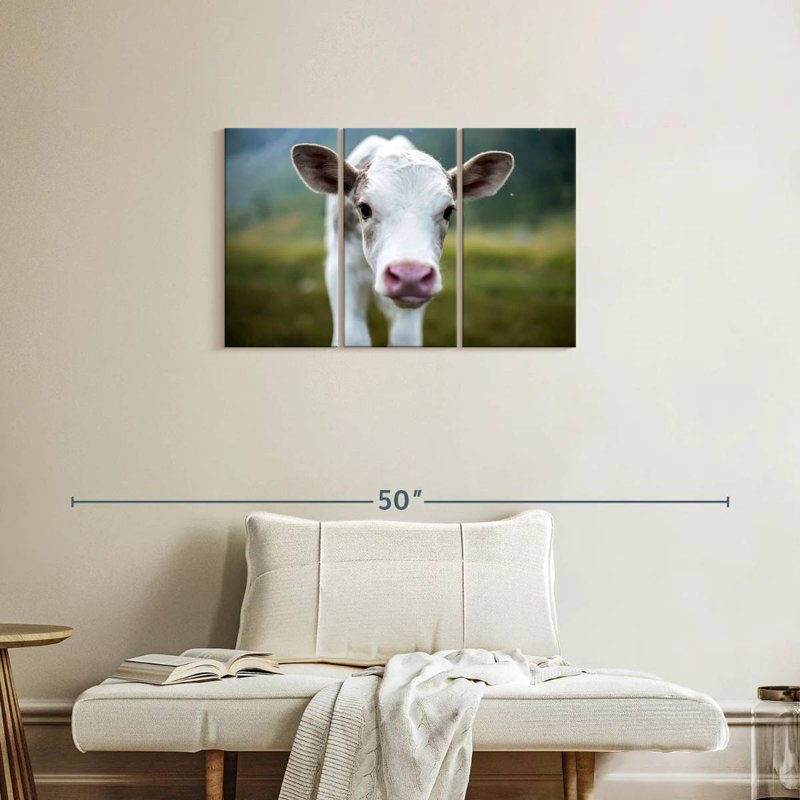 Small Cow, 20" H x 33" W