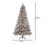 Lighted Artificial Pine Christmas Tree-175806405