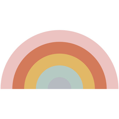 Rainbow Vinyl Floor Mat