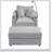 Modern Style Single Sofa With Storage, Ottoman, USB Ports, Cup Holders, And Phone Holder For Living Room-1753640545