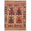 Brayshun One-of-a-Kind 4'1" X 5'6" New Age Wool Area Rug in