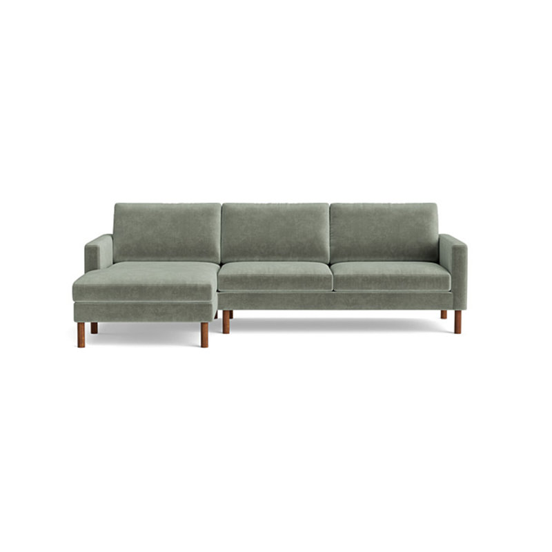 Laguna Sectional, Performance Weave - Onyx, Right Hand Facing