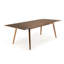 Abigale 6 - Person Acacia Wicker Patio Dining Set with Extendable Rectangular Table