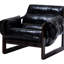 Chaise décorative médiévale moderne pour petits appartements, avec housse de coussin de siège amovible, assise en forme de nuage, sans métal, bureau rétro noir antique, assemblage rapide et structure en bois d'hévéa,