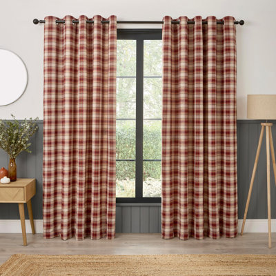 Semi Sheer Curtain Pair