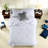 Comfortable White Nylon Bedding Sets, Oversized Design For Home Relaxation