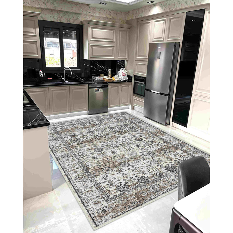 Goudy RUG DESIGN 9908 - Cream, Runner 2'8" x 11'10"