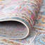 Tapis contemporain à motif de vagues multicolores-334489043