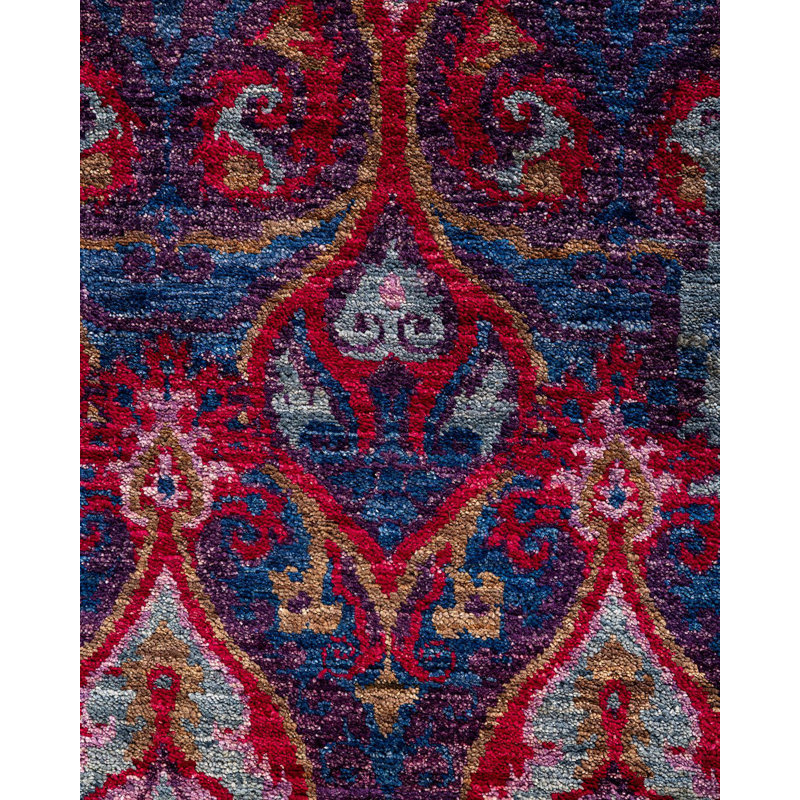 Overyed One-of-a-Kind Rectangle 4'1" X 6'1" Hand Knotted Area Rug