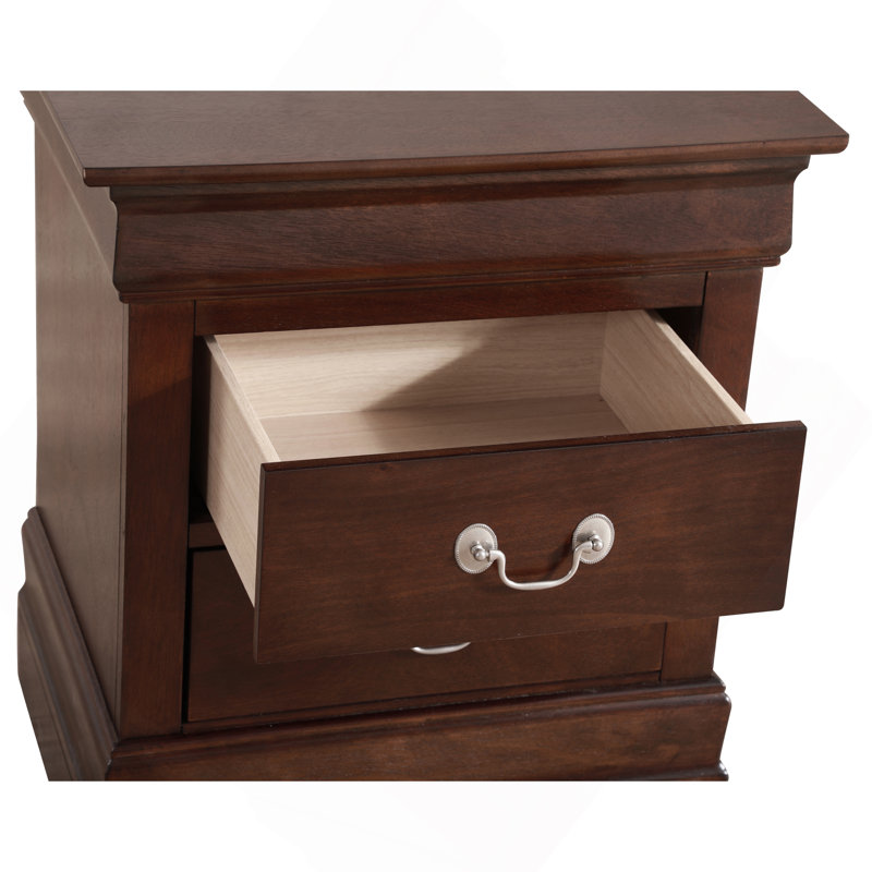 Louisphillipe G02125-N Nightstand , Cappuccino, Cappuccino
