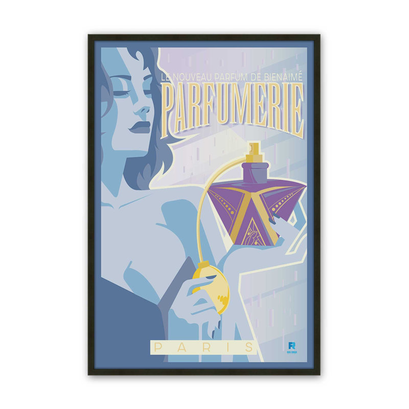 Impression de velours parfum de rêve, Impression encadrée sans passe-partout, H 15 po x l 12 po, Noir satiné