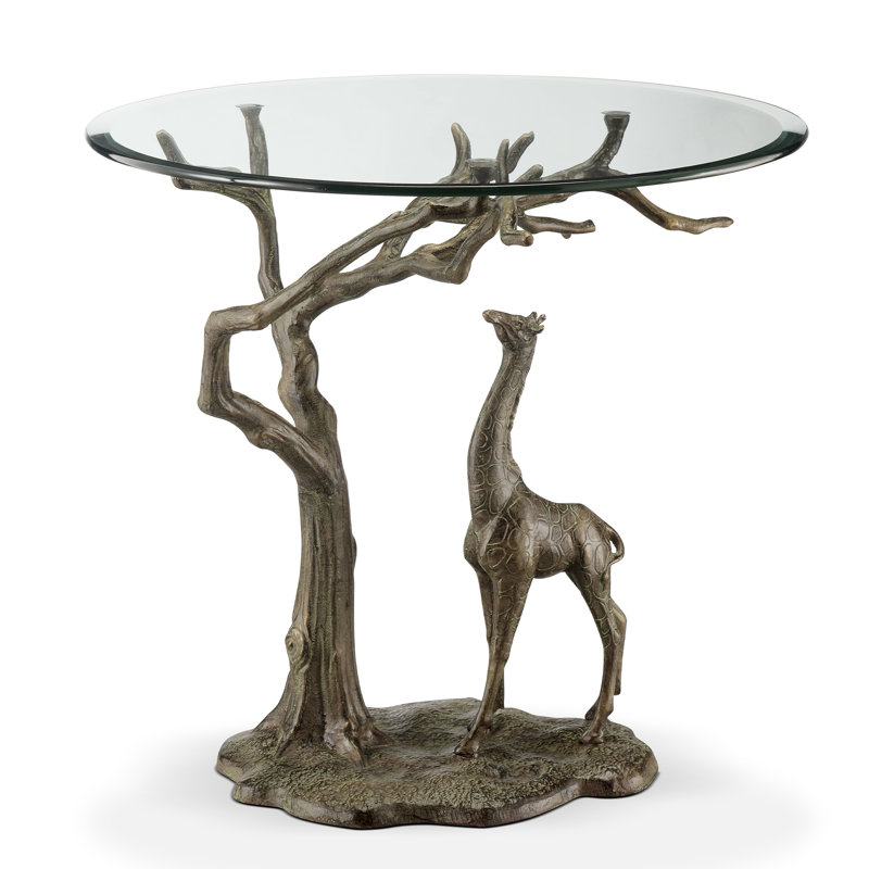 Savannah Giraffe End Table