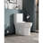 1.1/1.6 Ceramic Toilet, Elongated Bowl, White, Comfortable Height, & Accredited Shape One , Elongated, Comfort Kit