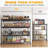 59.1" W Heavy Duty Storage Rack Wire Shelving Unit for For Warehouse, Garage, Basement, Kitchen, Laundry Room, Pantry