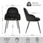 Antin Upholstered Armchair with Metal Legs for Kitchen Dining Room Living Room-1101113098