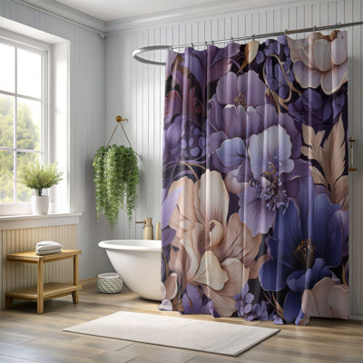 Violet Gaze - Premium Shower Curtain