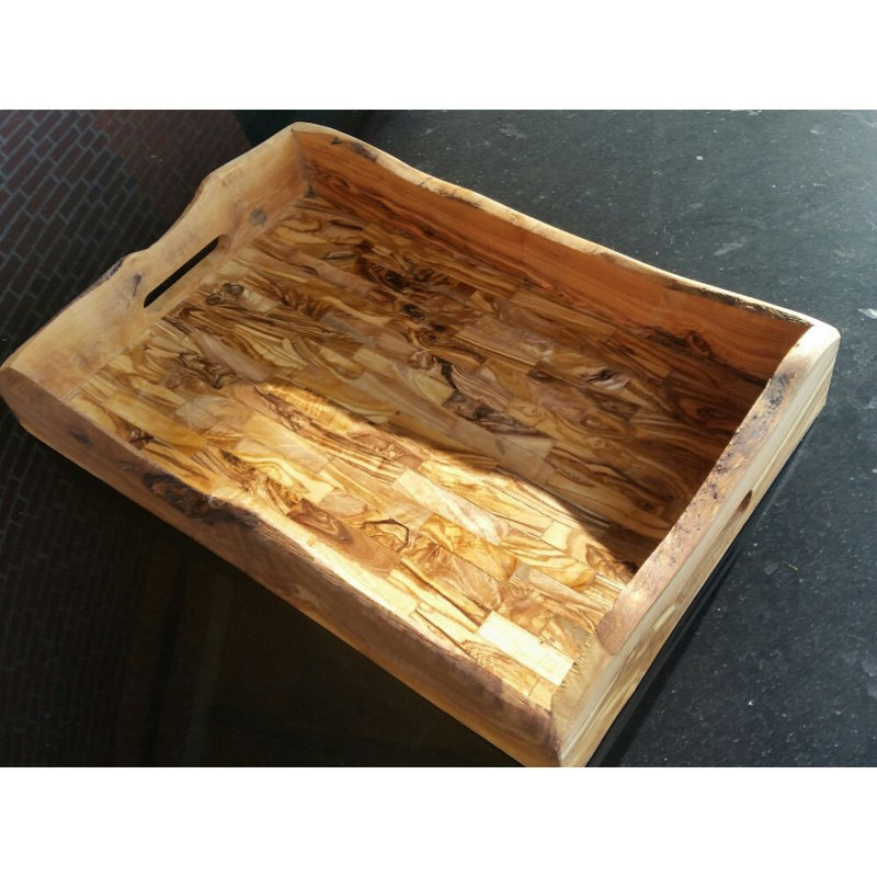 Union Rustic Yasir Olive Wood Tray