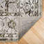 Tapis lavable pliable à bordure florale - vert clair-437849266