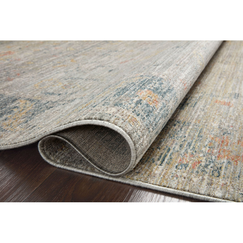 Magnolia Home By Joanna Gaines X Loloi Millie Slate Area Rug, Rectangle 9'6" x 13'1"