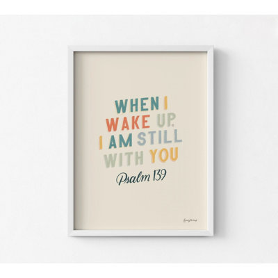 «Bible Saying IV» par Becky Thorns, reproduction de citation de Psaume 139, affiche de motivation du matin, impression d'affiche d'inspiration cadeau