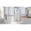 DreamLine Unidoor-X 72 - l 72,5 po x H 72 po sans cadre porte de douche à charnière en noir mat - installation murale à droite-122677476-26337780-122677474