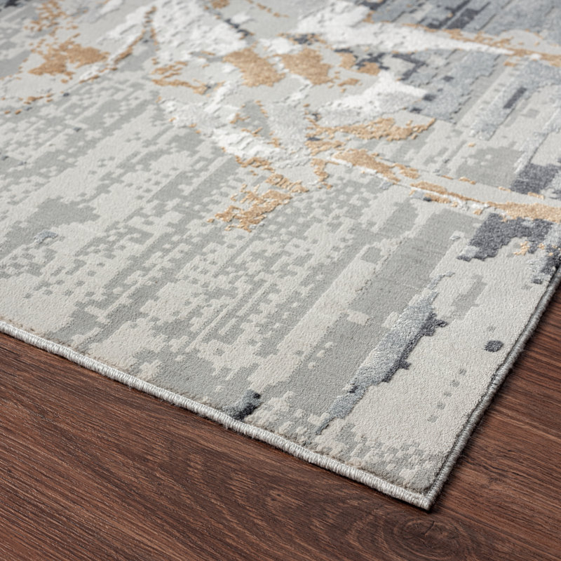 Bliss Abstract Indoor Rug, Rectangle 9'6" x 13'