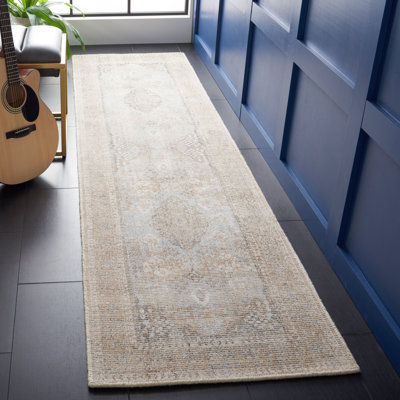 Tapis oriental en laine / viscose tissé à la main Oakland