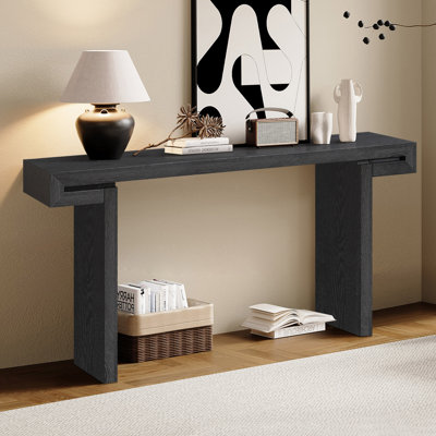 Console d'appoint en bois 60 po Anwen