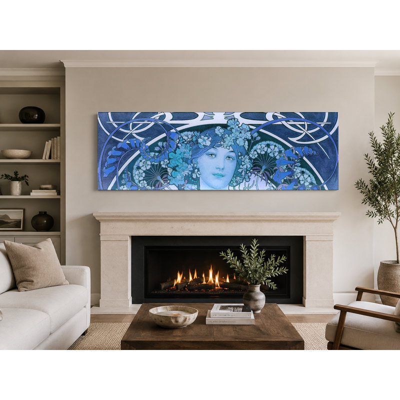 Rêverie / Daydream (1897) - Art mural sur toile panoramique, L 60 po x H 20 po
