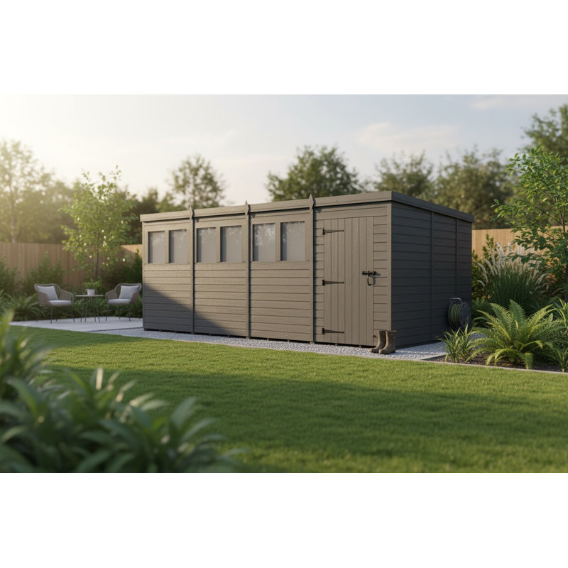 16x8 Pent Composite Shed