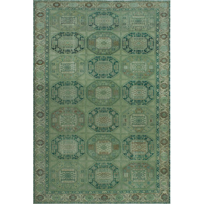 Maecee One-of-a-Kind 6'3" X 9'4" 1980s Wool Area Rug in